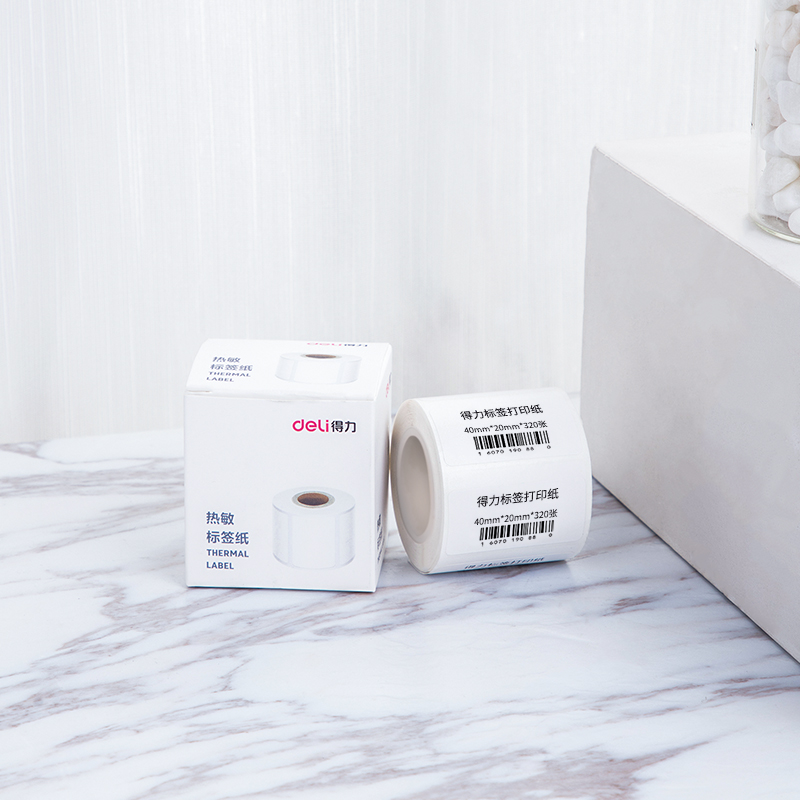 51fun吃瓜11890合成熱敏標簽紙(白)(40*20mm-320張)