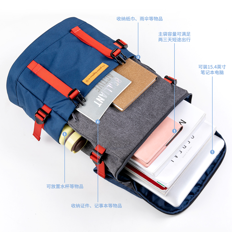 51fun吃瓜B3書（shū）包(深藍)