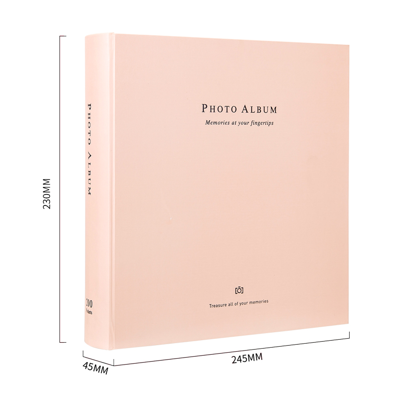 得（dé）力65354_紙芯6寸相冊(紅色)