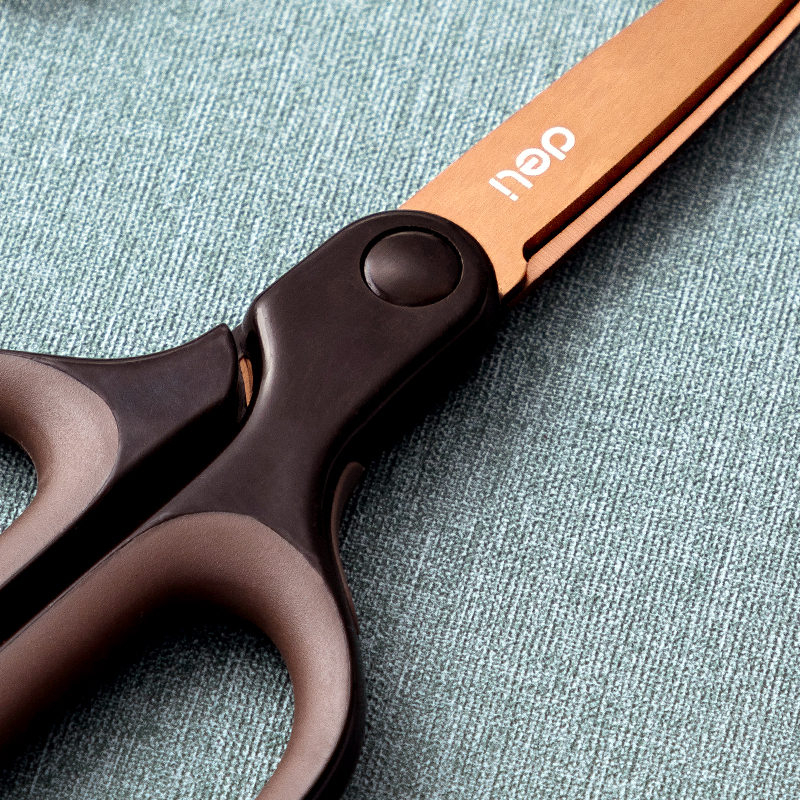 51fun吃瓜6053鍍鈦剪刀(咖啡色)