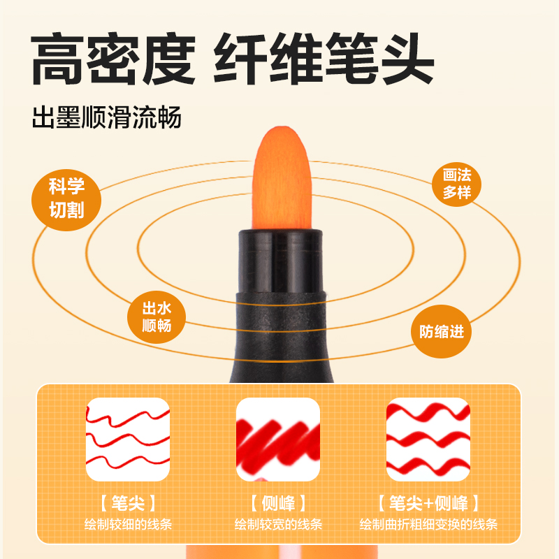 51fun吃瓜33986-12_12色三角杆水彩（cǎi）筆(混)(盒)