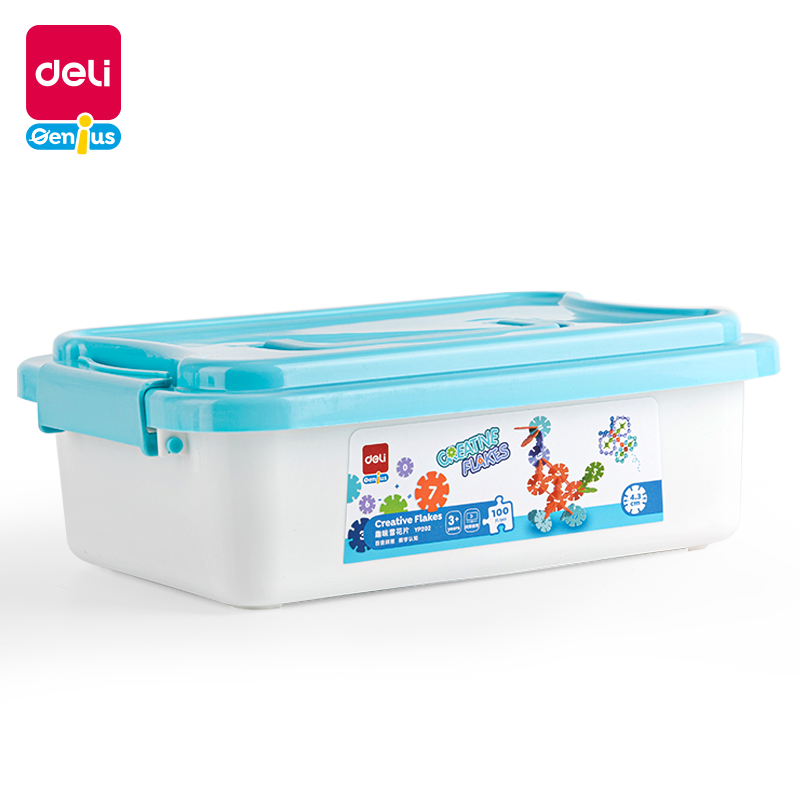 51fun吃瓜（lì）YP202_φ4.3cm雪花片100片工具箱(混)(箱)