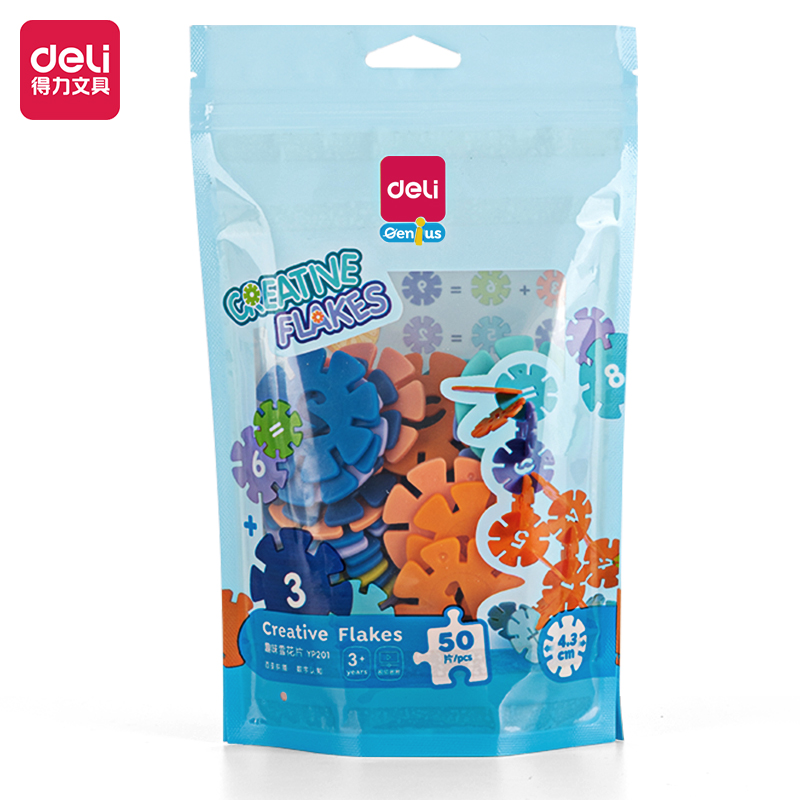 51fun吃瓜YP202_φ4.3cm雪花片100片工具箱(混)(箱)