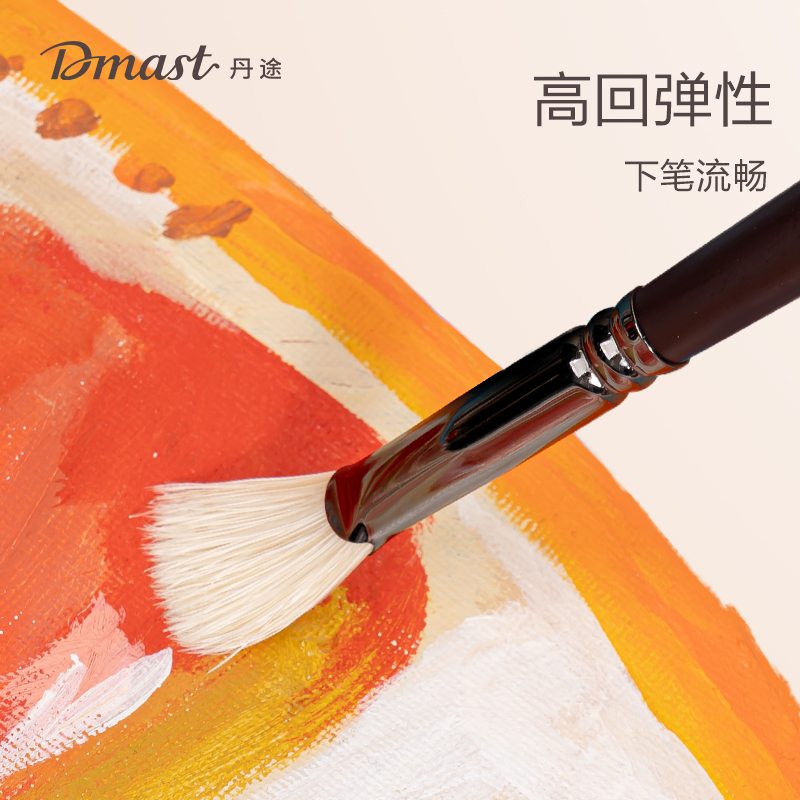 dmast丹途RB2_水洗豬（zhū）鬃大筆型畫（huà）筆套裝(混)(11支/套)