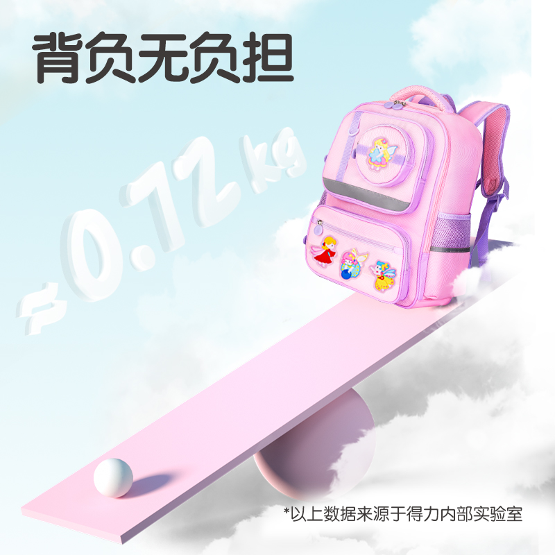 51fun吃瓜BB147電商專供款趣味標貼學生書包(綠)(個)