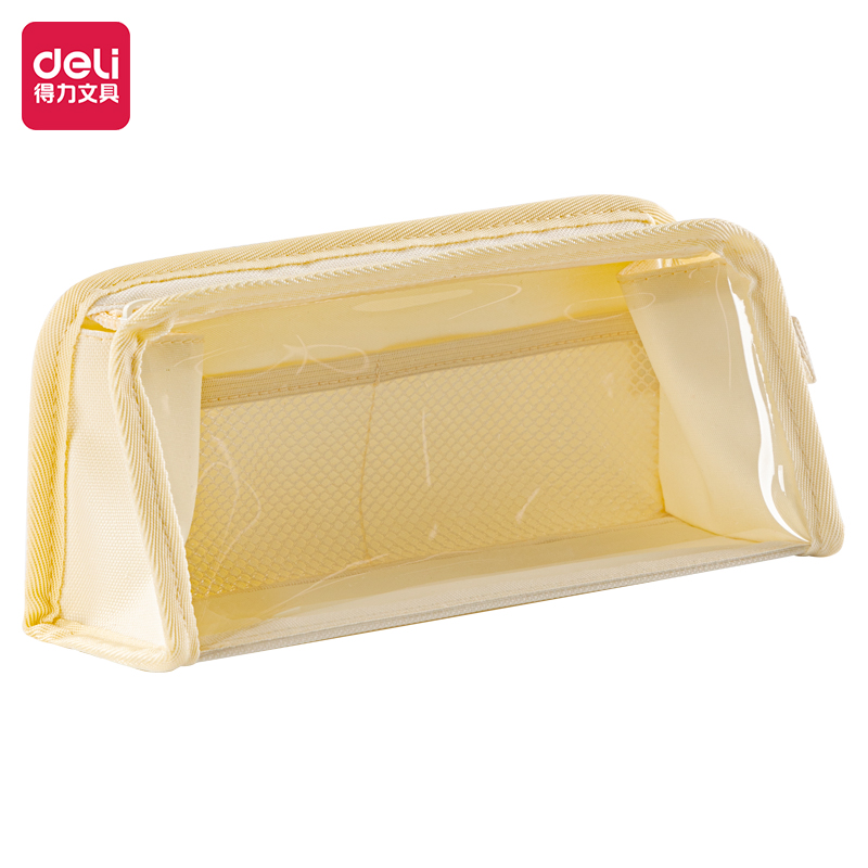 51fun吃瓜BC290雙層（céng）透明窗窗包（bāo）多用途筆袋(米)(個)