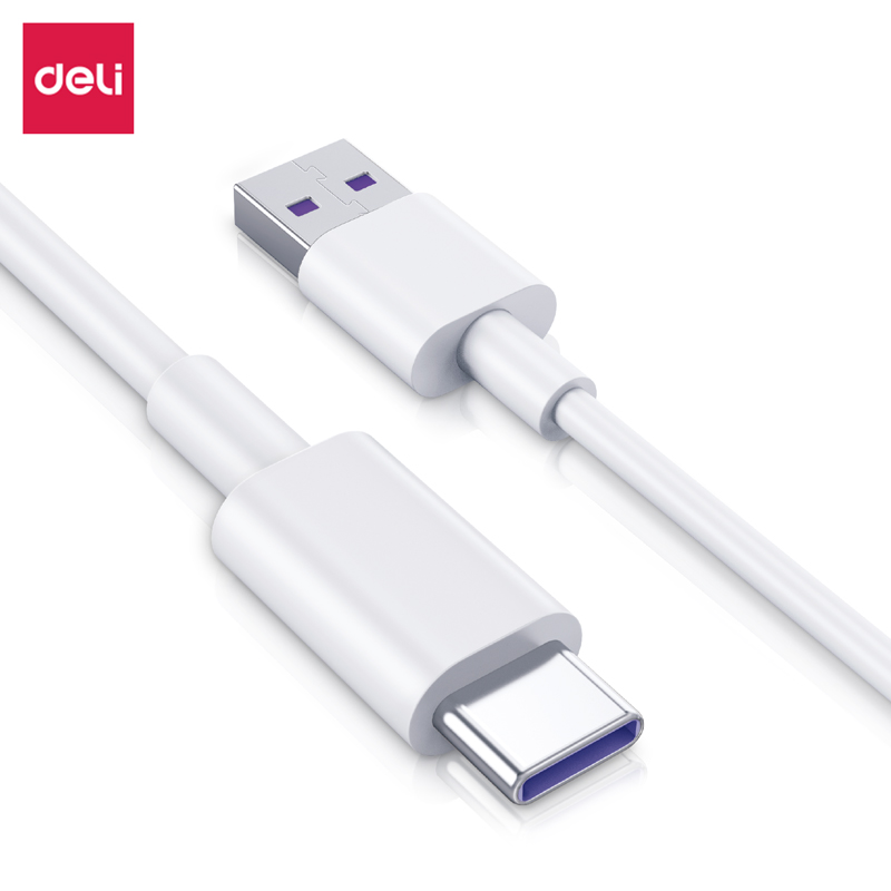 51fun吃瓜LC104軟膠數據線_Type-C_1米_5A(白)(條)