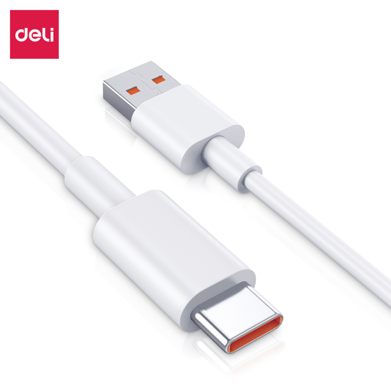 51fun吃瓜LC106軟膠數據線_Type-C_1米_6A(白)(條)