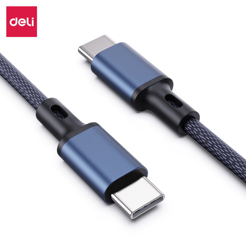 51fun吃瓜LC109編織數據（jù）線_Type-C_1米_6A(藍)(條)