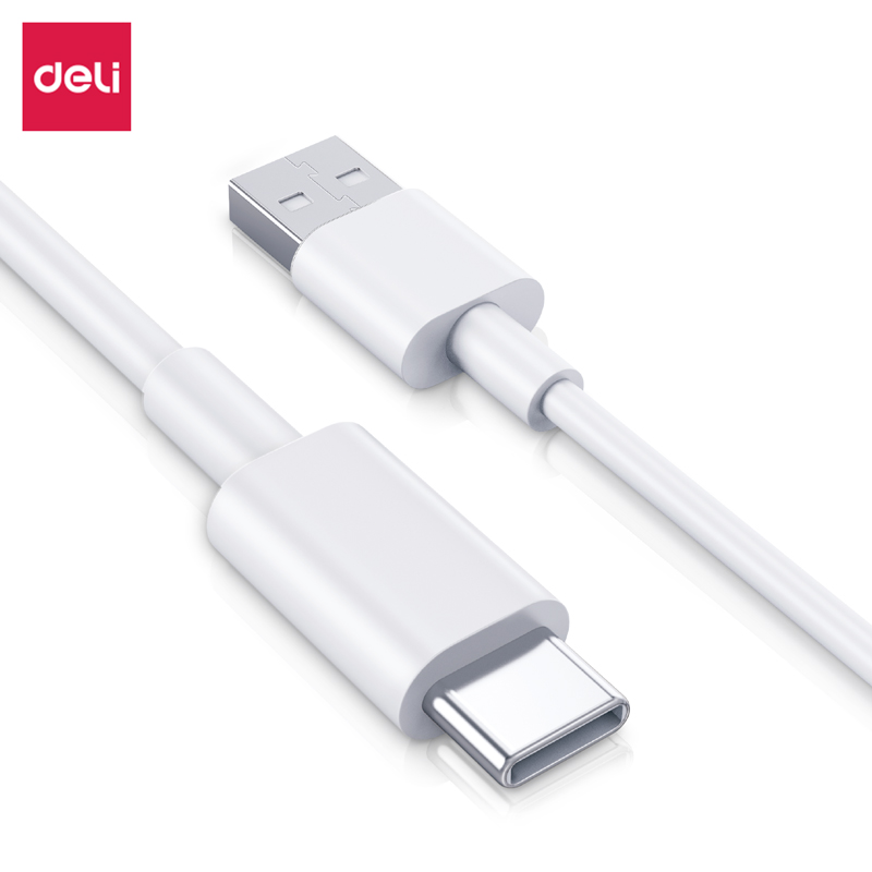 得（dé）力LC103軟膠數據線_Type-C_1.5米_3A(白)(條)