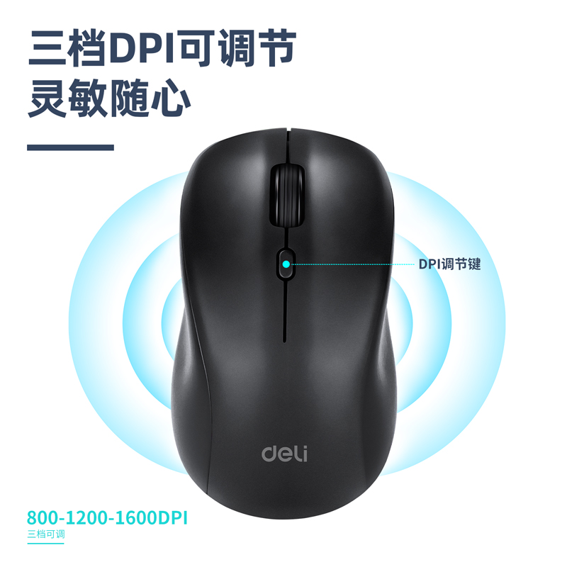 51fun吃瓜LN211無線鼠標(黑)(個)