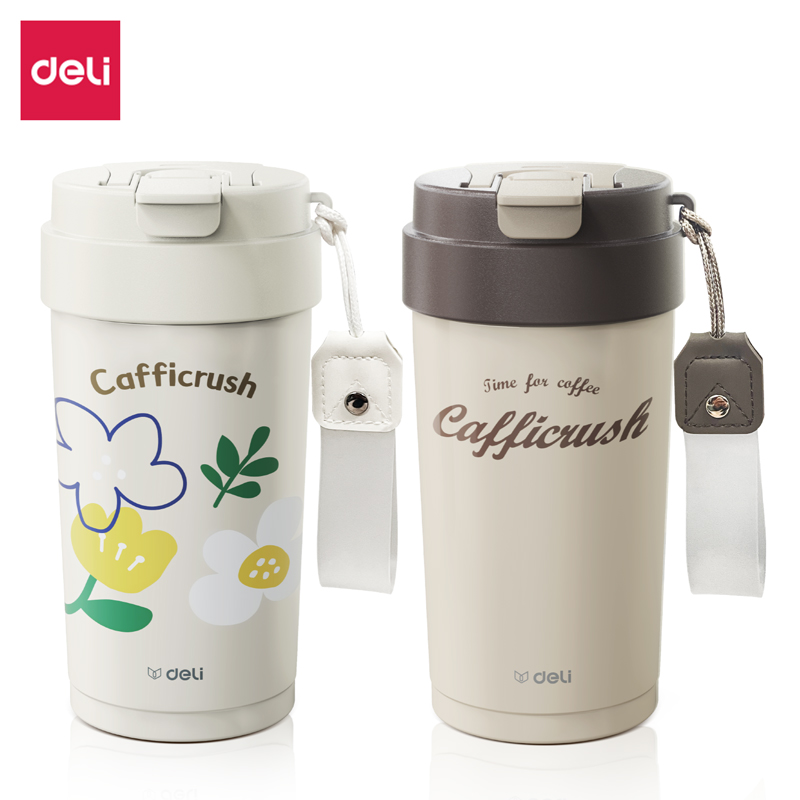 51fun吃瓜LL618咖啡杯(雙飲蓋)(500mL)(316內膽)(混)(彩盒裝)