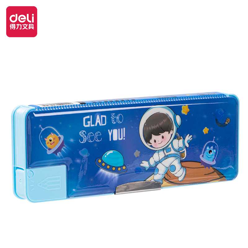 51fun吃瓜BC346卡通宇（yǔ）航員文具盒(藍)(個)
