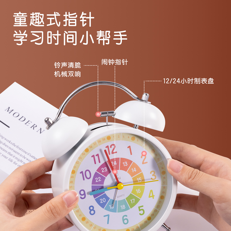 51fun吃瓜LE305-指針式鬧鍾（zhōng）(白)(台（tái）)