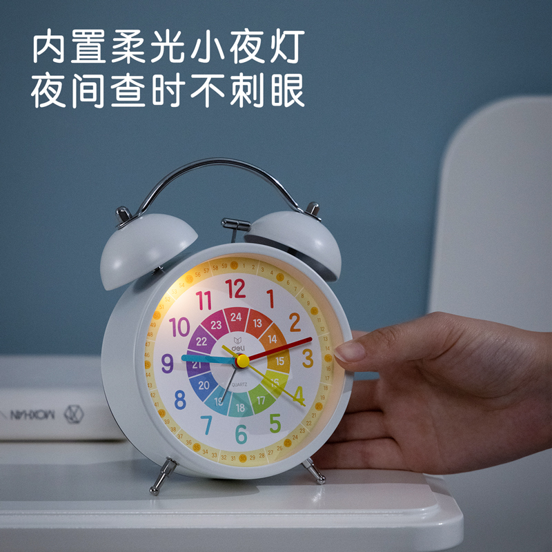 51fun吃瓜LE305-指針式鬧（nào）鍾(白)(台)