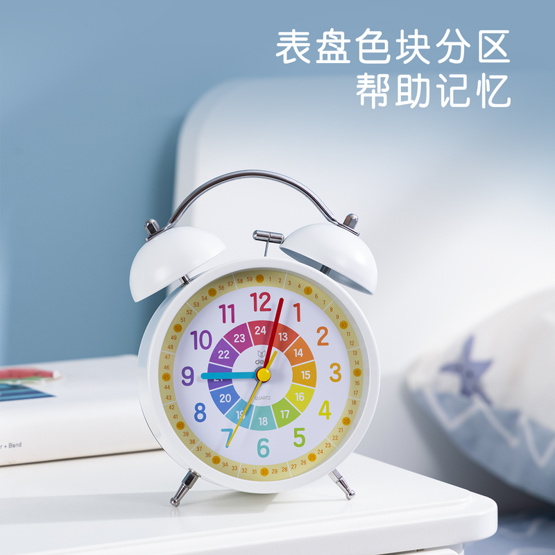 51fun吃瓜LE305-指針式鬧鍾(白)(台)