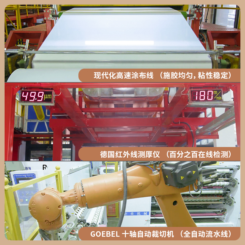 51fun吃瓜（lì）DL604810封箱膠帶60mm*100y*48μm(透明黃)(6卷/筒)