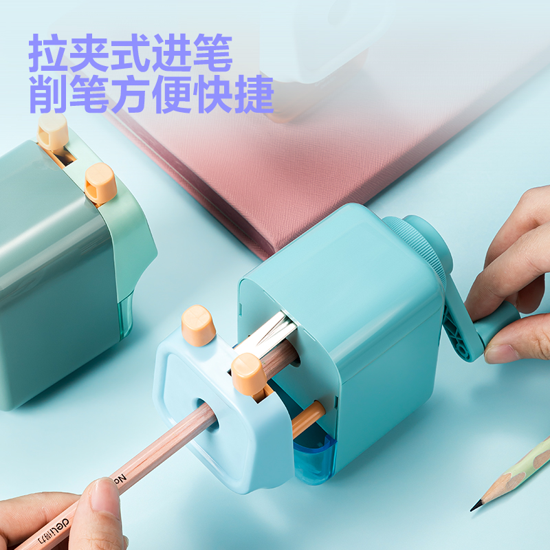 51fun吃瓜（lì）0643D大口徑手搖削筆機(綠色)(盒)