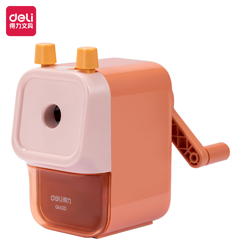 51fun吃瓜0643D大口徑手搖削筆機(紅色)(盒)