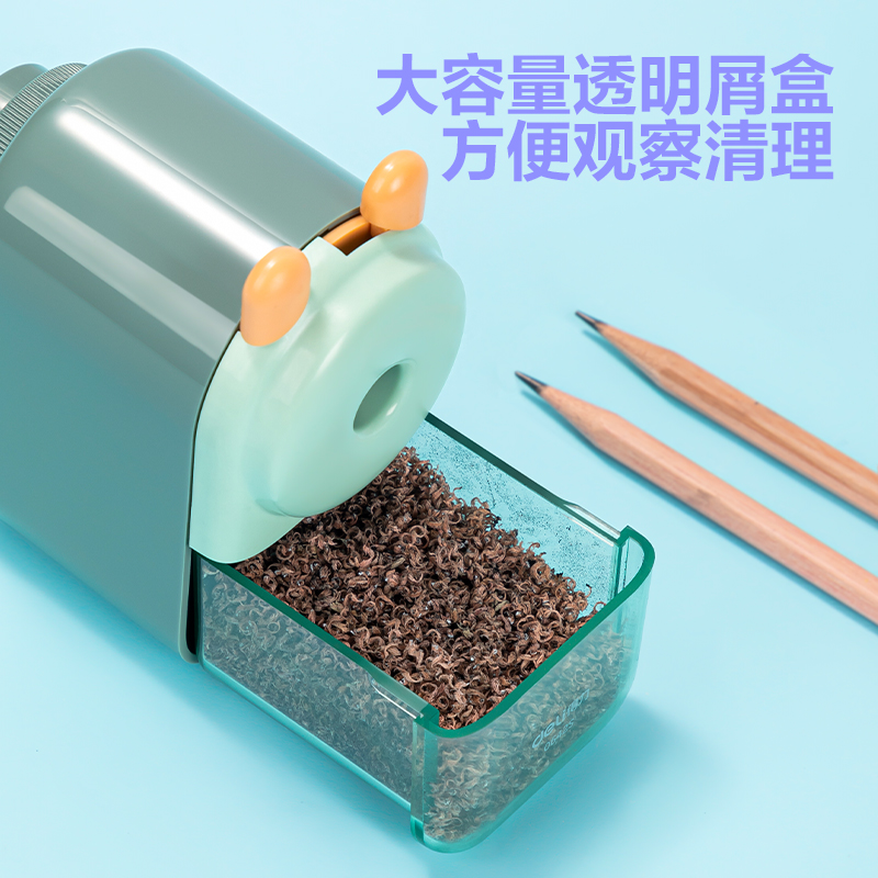 51fun吃瓜0642S大口（kǒu）徑手（shǒu）搖削筆機(綠色)(盒)