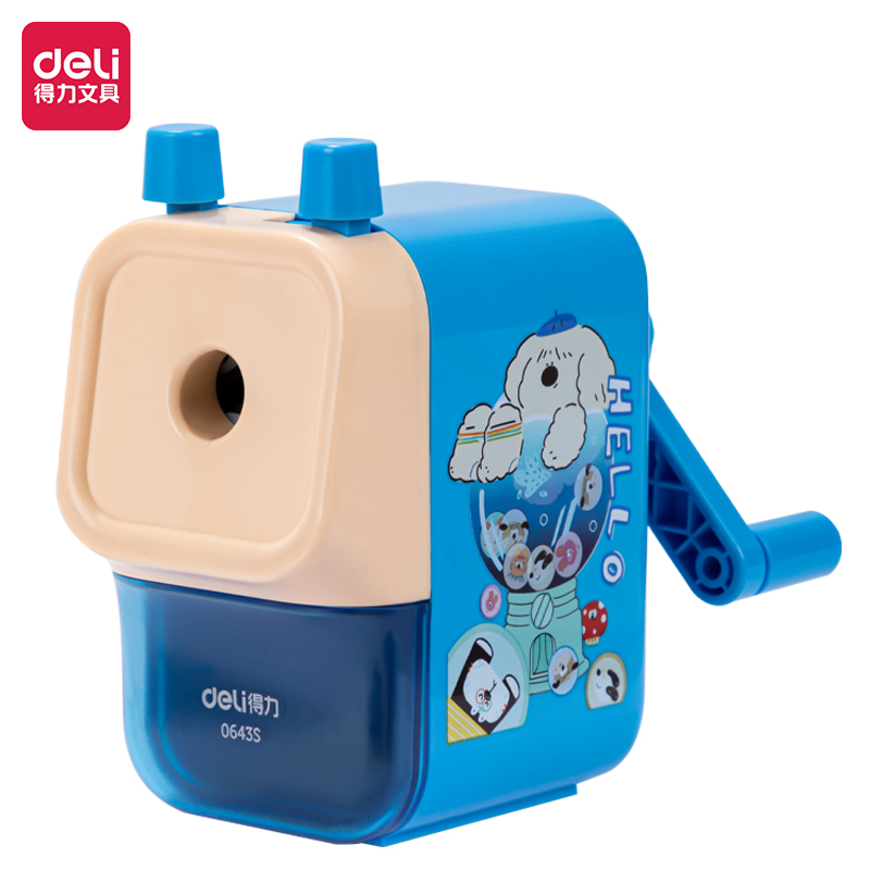 51fun吃瓜0643S大口徑手（shǒu）搖削筆機(藍色)(盒)