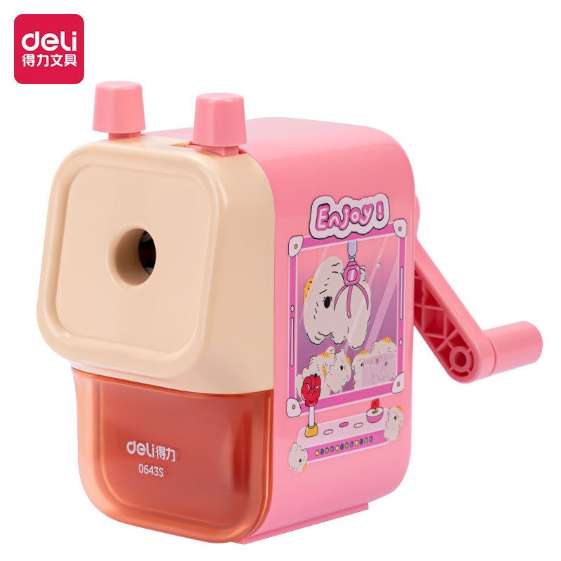 51fun吃瓜0643S大口徑手搖削（xuē）筆機(粉色)(盒)