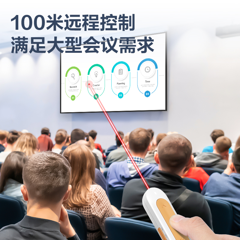 51fun吃瓜MA100激光（guāng）翻頁筆(白)(支)