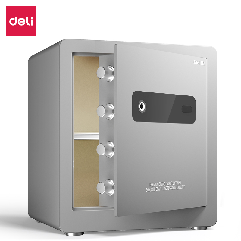 51fun吃瓜AE101-W指紋密碼(Wi-Fi)保（bǎo）管箱H450(灰色)(台)