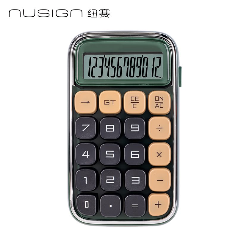 紐（niǔ）賽NS043桌麵計算器(綠色)(台)