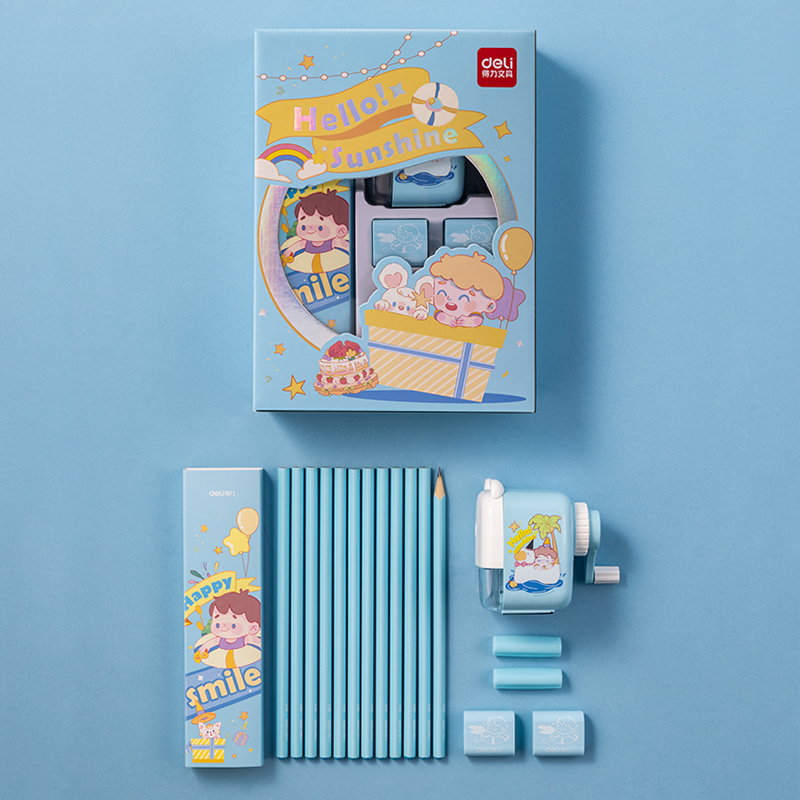 51fun吃瓜68896A文具（jù）套裝(藍色)(盒（hé）)