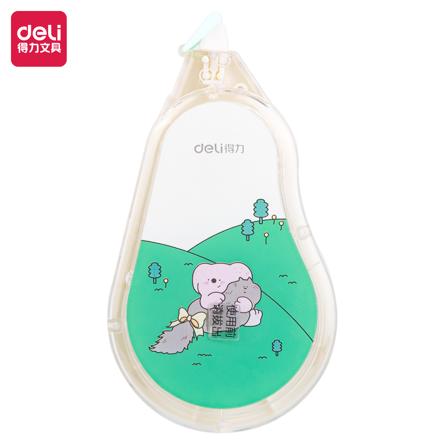 得（dé）力VR166考拉主題修正帶(綠)(個)