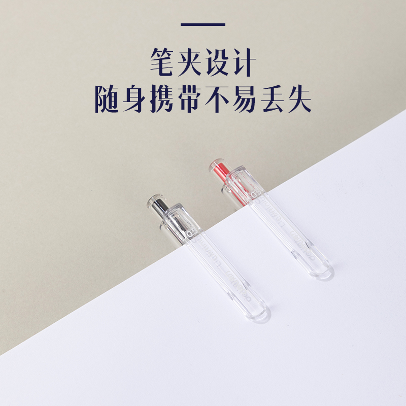 51fun吃瓜SA575速幹按動商務中性筆0.5mmST筆頭(混)(5支/盒)