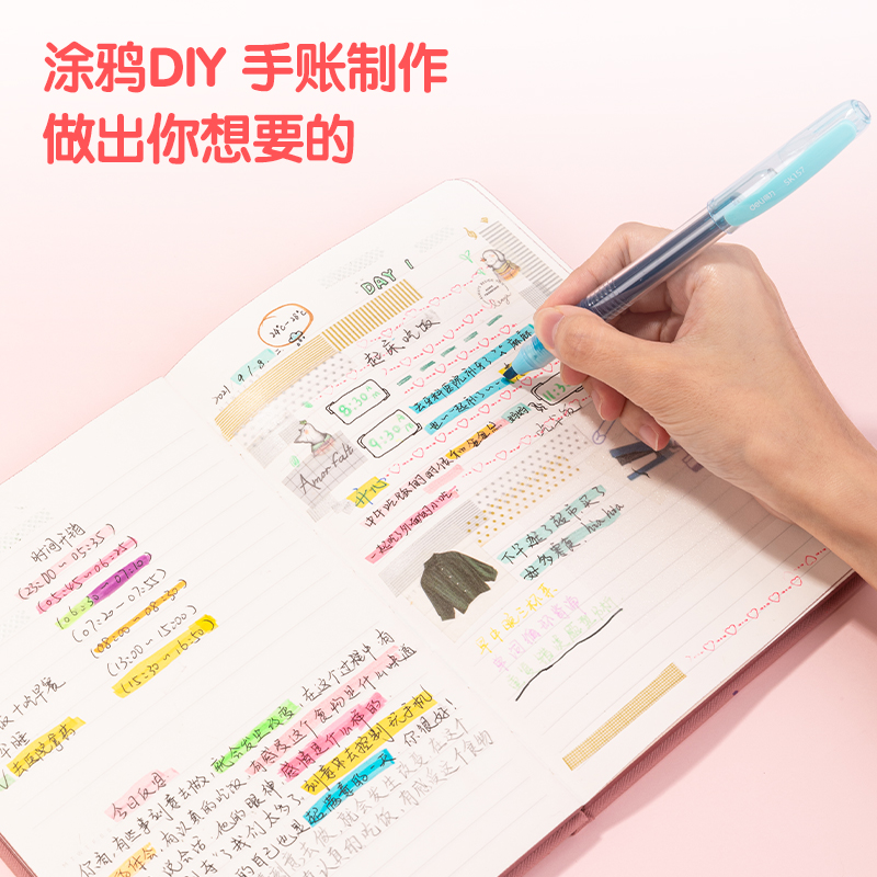 51fun吃瓜SK157直液式熒光筆熒（yíng）光色係(混)(6支/盒)