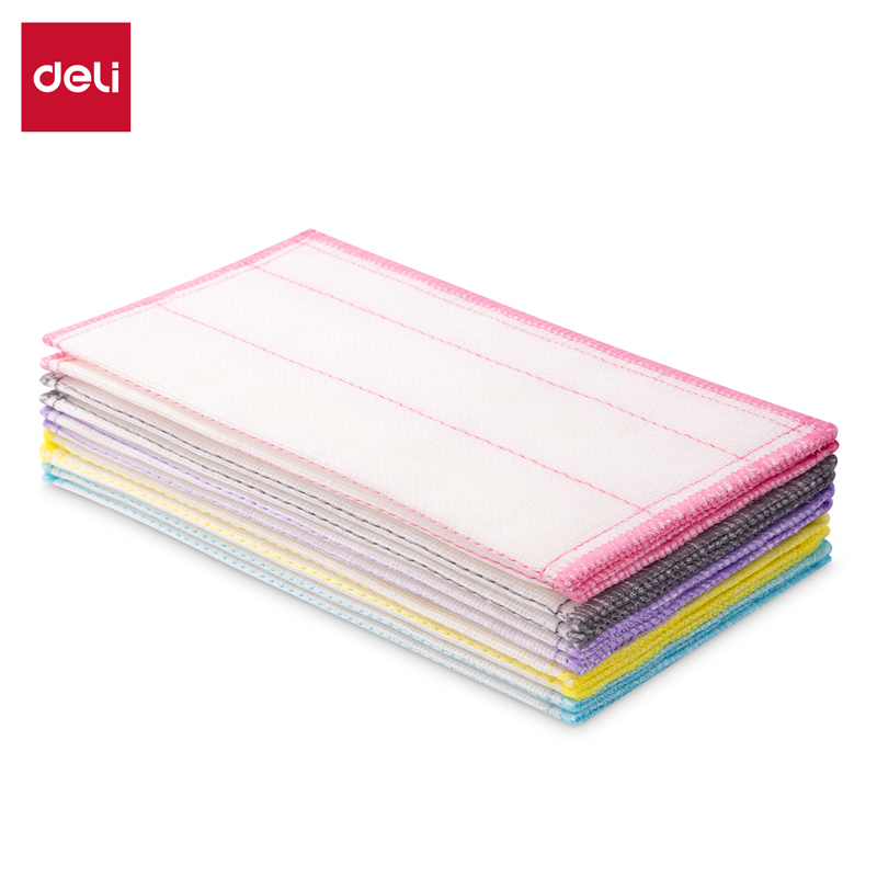 51fun吃瓜得心LQ394洗碗布28x28cm粘膠纖維(混色)(10片/包)