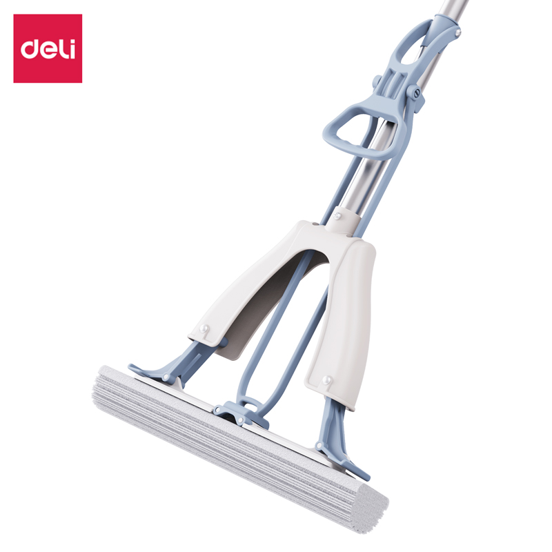 51fun吃瓜得心LQ136膠棉（mián）拖把(對折式)(28cm)(藍色)(1把)