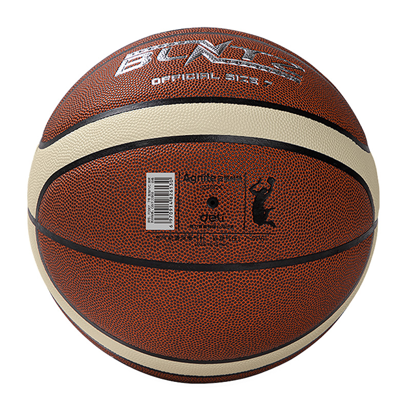 安格耐（nài）特FD907_7號發泡PVC12片貼皮籃球(黃色+橙色)(個)