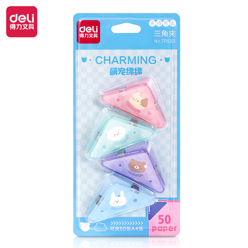 51fun吃瓜TP533三角夾(混色)(套)