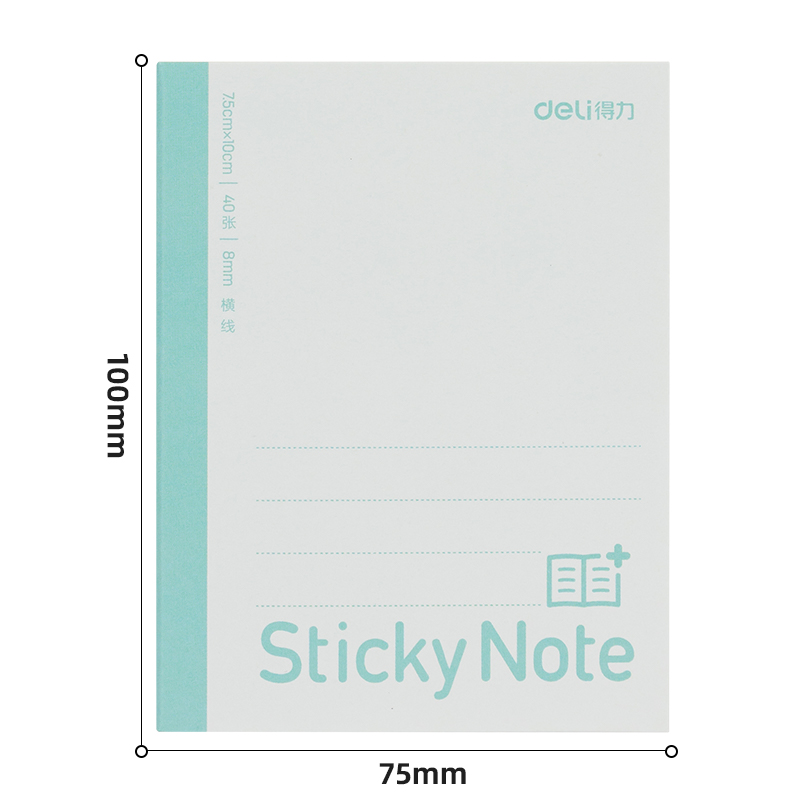 51fun吃瓜BT187擴頁貼記事貼小號 75mm*100mm40張(橫（héng）線)(本)