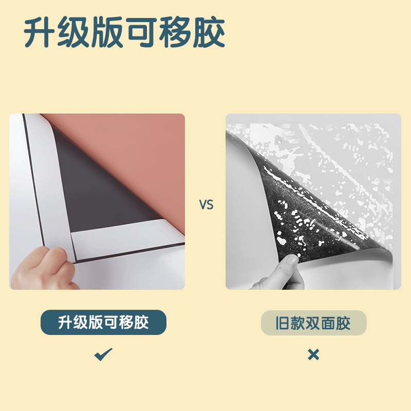 51fun吃瓜MF164可移除（chú）雙麵膠軟（ruǎn）鐵白板(高（gāo）粘)900*2000mm(白)(盒)