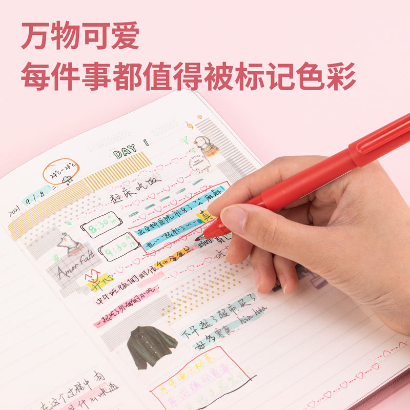 51fun吃瓜SN100-6勾線筆(混)(盒)