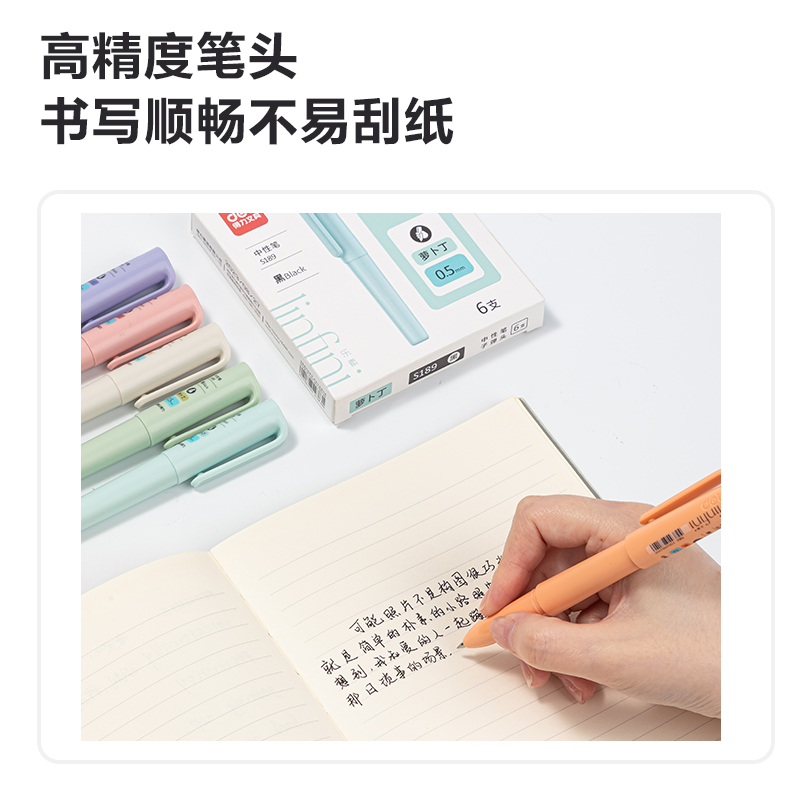 51fun吃瓜S189蘿卜丁拔帽（mào）中性筆0.5mm子彈（dàn）頭(黑)(支)