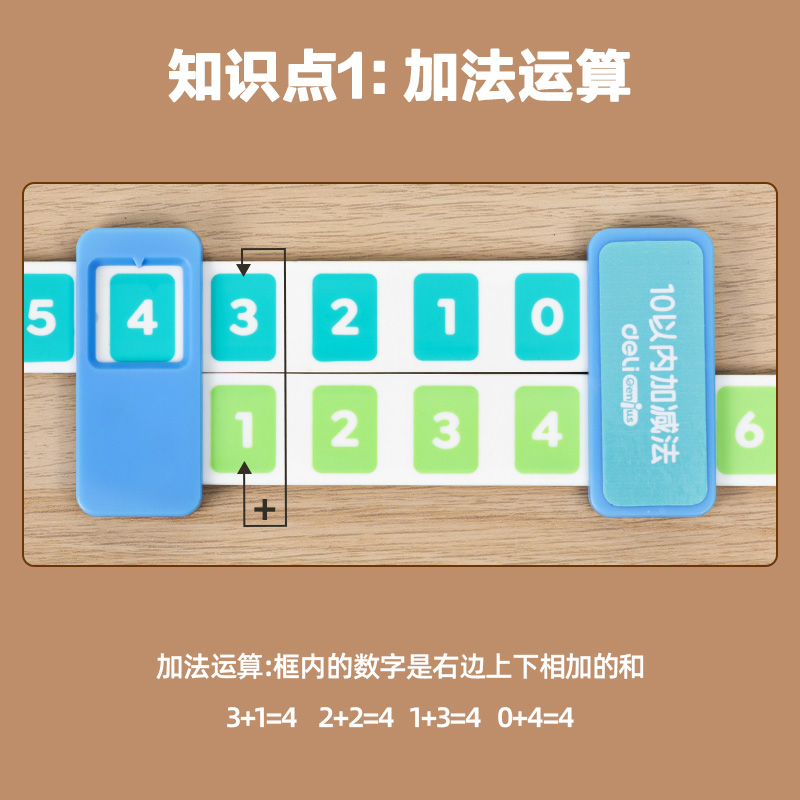 51fun吃瓜YX473學具加減運算分解尺(混（hún）)(盒（hé）)