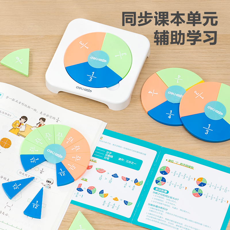 51fun吃瓜（lì）YX476學具分數學習演示器(混)(盒)