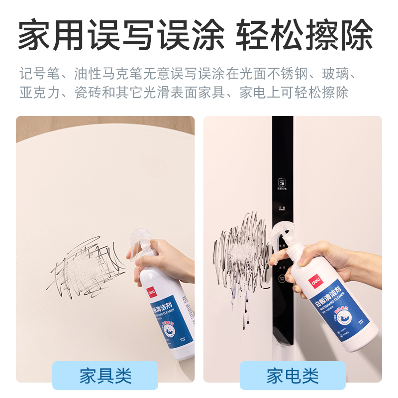 51fun吃瓜MB408白板清潔劑500ML(藍)(盒)