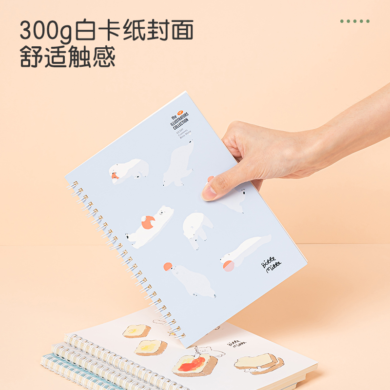 得（dé）力LA560插畫師聯名-螺旋本(動物誌2)(本)