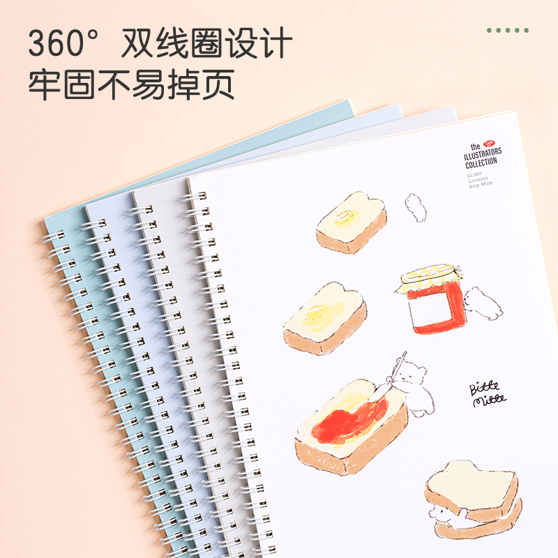 得（dé）力LB560插畫師聯名-螺旋本(動物誌2)(本)