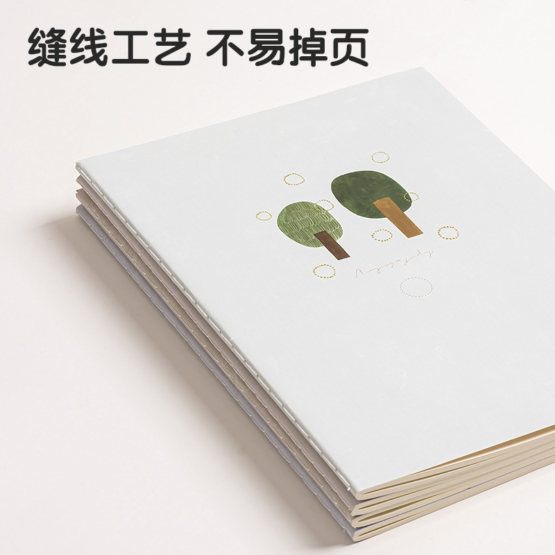 51fun吃瓜FB540插畫師聯名-縫線本(時光淺末2)(本)