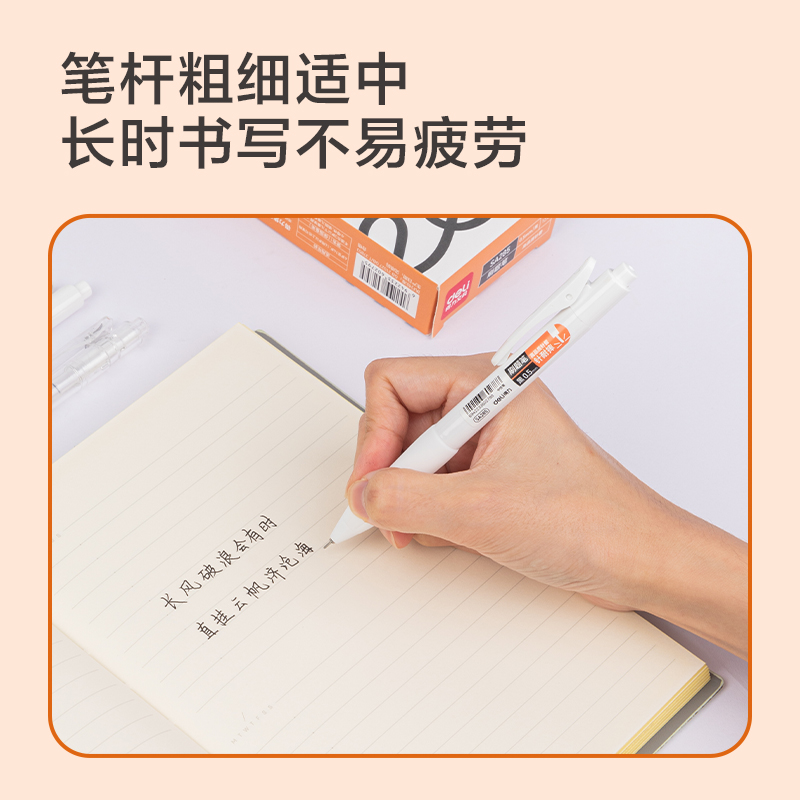 51fun吃瓜SA285速幹按動學生中性筆0.5mm高（gāo）品質針管(黑)(支)