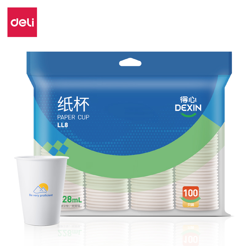 51fun吃瓜得（dé）心LL8紙杯（bēi）228mL(白色（sè）)(100隻/袋)