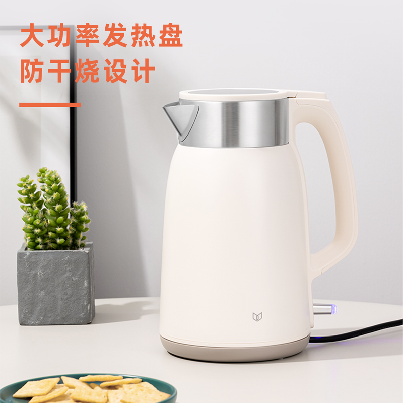 得（dé）力LL808-1.8L電熱水（shuǐ）壺(米白)(台)